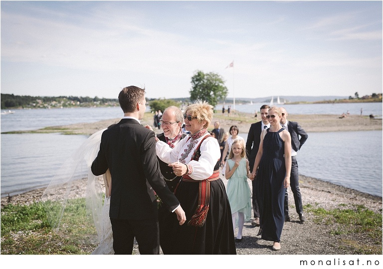 Bryllupsfotografering og utevielse på Lille Herbern i Oslo