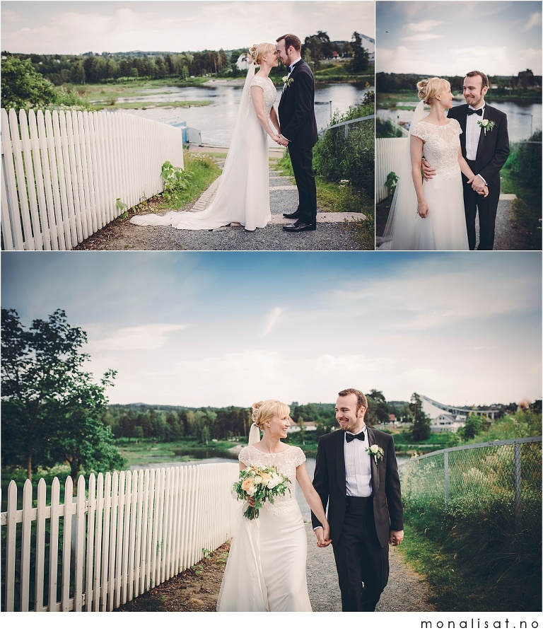Bryllupsfotografering Riddergaarden i Hønefoss